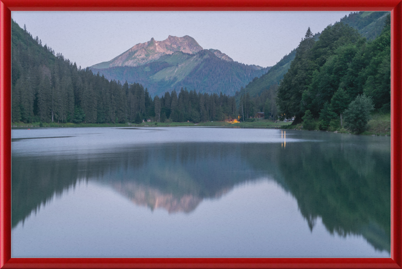 The Lac de Montriond - Great Pictures Framed