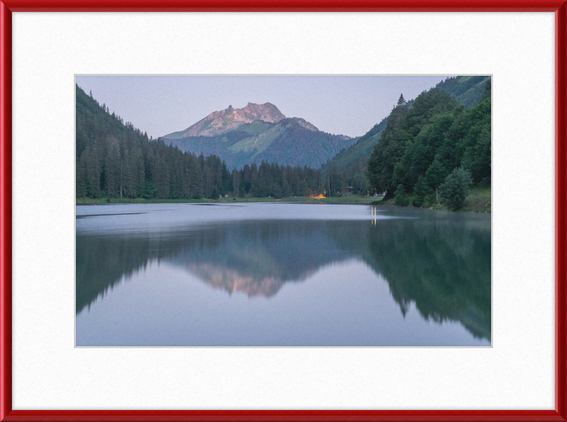 The Lac de Montriond - Great Pictures Framed
