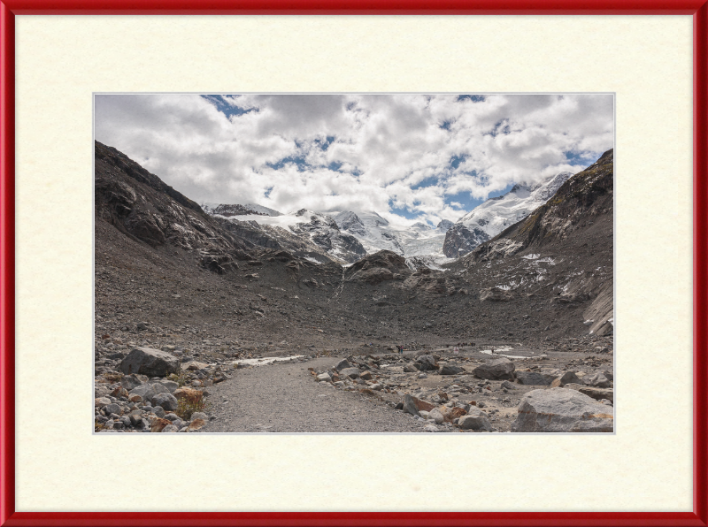 Mountains and Glaciers on Gletsjerpad Trail - Great Pictures Framed