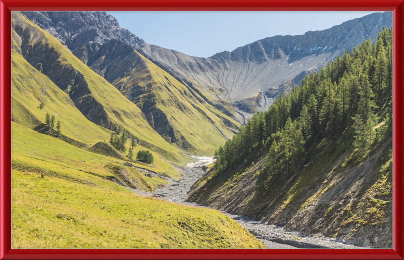 A Hike from Prasüras through the Val Trupchun to Alp Purcher - Great Pictures Framed