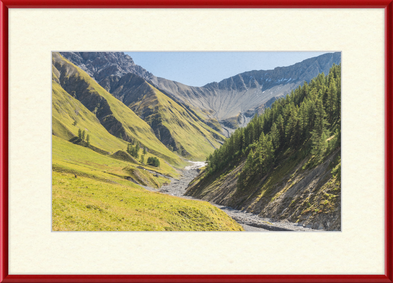 A Hike from Prasüras through the Val Trupchun to Alp Purcher - Great Pictures Framed
