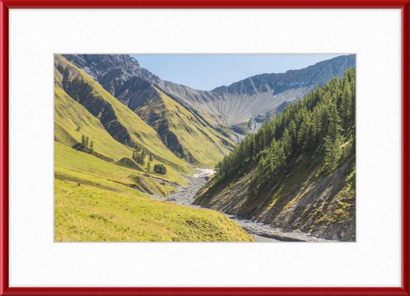 A Hike from Prasüras through the Val Trupchun to Alp Purcher - Great Pictures Framed