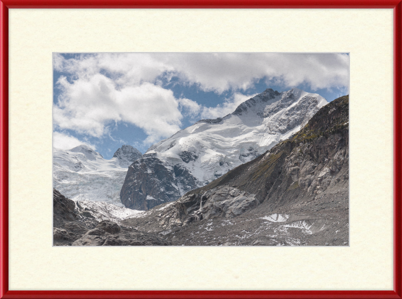 Gletsjerpad Trail to Morteratschgletsjer Glacier - Great Pictures Framed