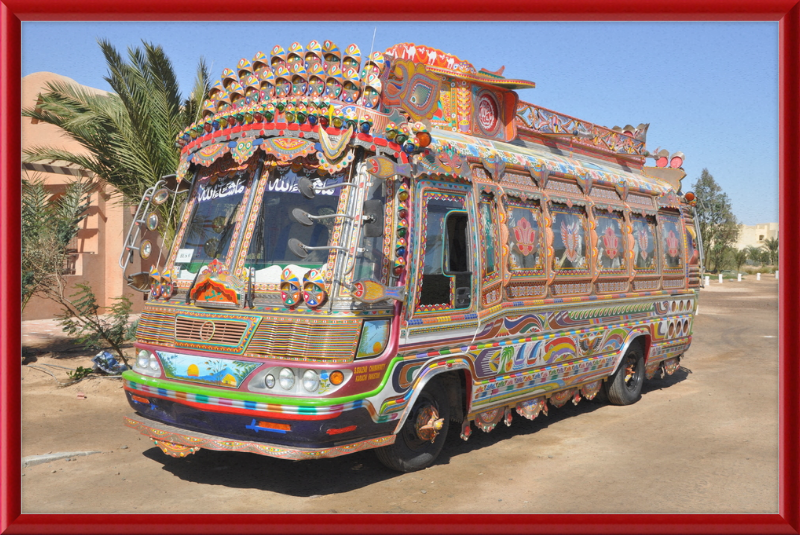 El Gouna Bus - Great Pictures Framed