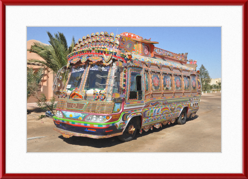 El Gouna Bus - Great Pictures Framed