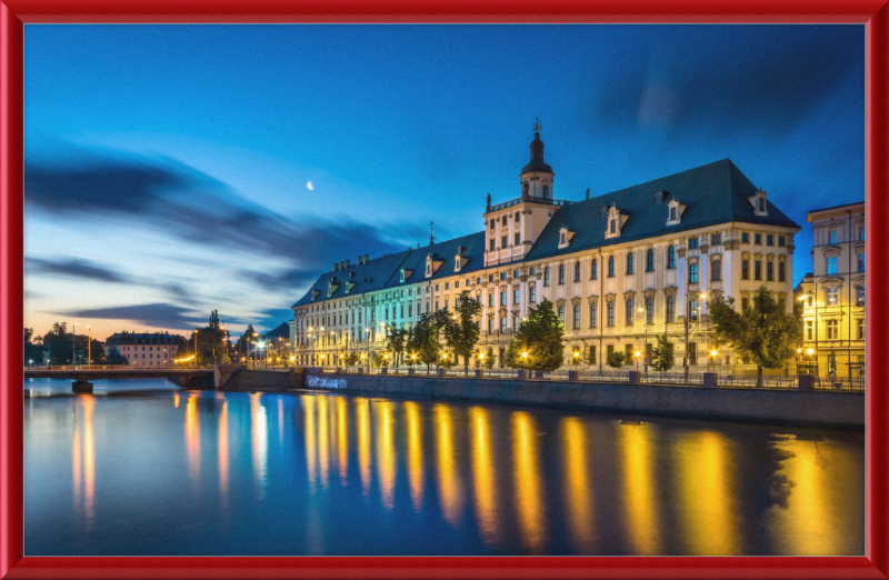 Wroclaw University in the Morning - Great Pictures Framed