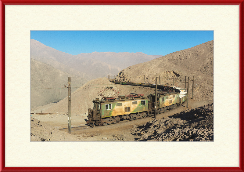 SQM GE 289A Boxcab Quillagua - Barriles - Great Pictures Framed