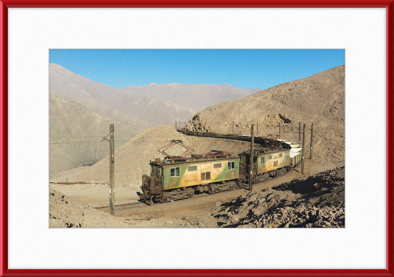 SQM GE 289A Boxcab Quillagua - Barriles - Great Pictures Framed
