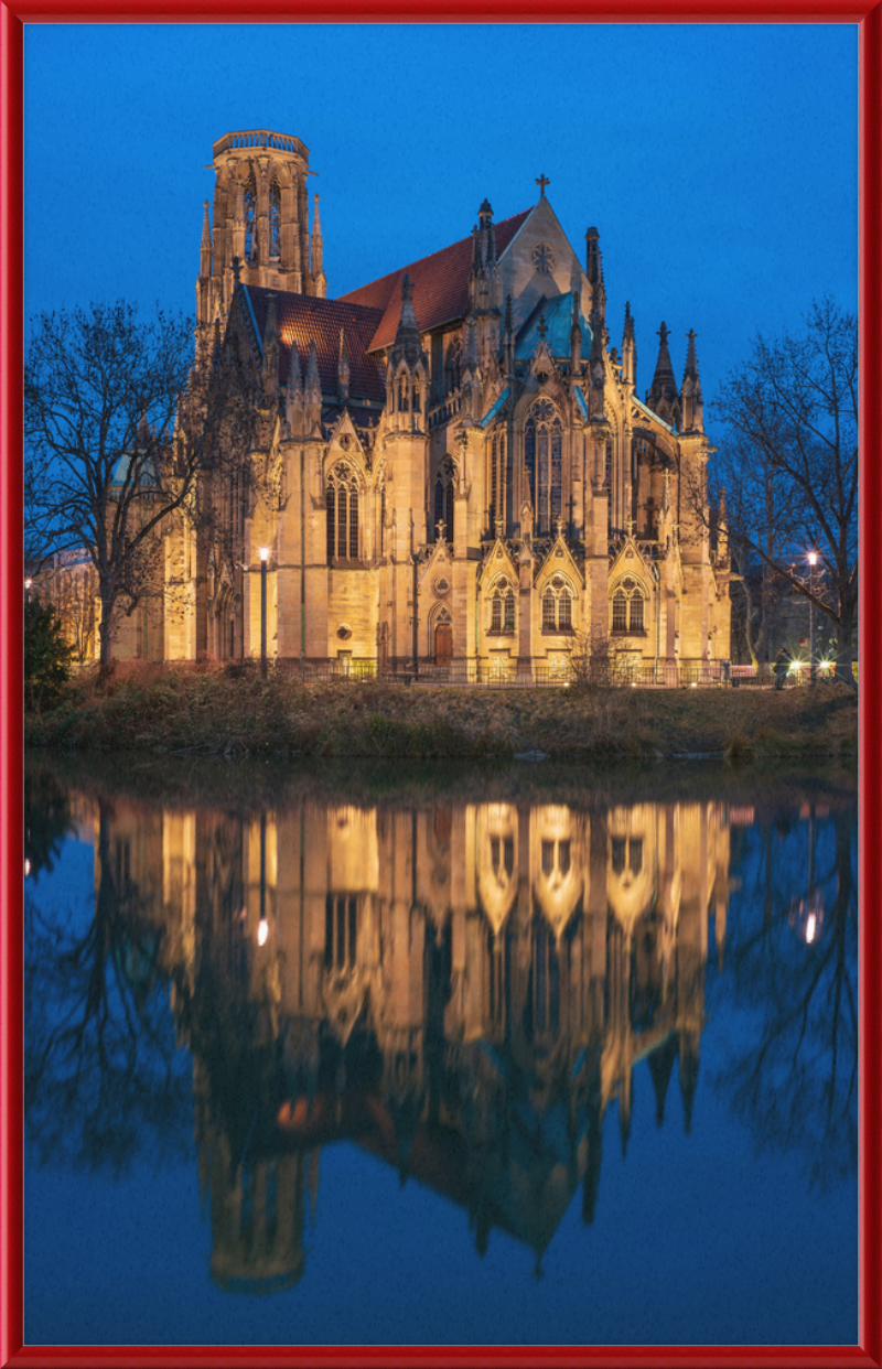 St. John's Church in Stuttgart - Great Pictures Framed