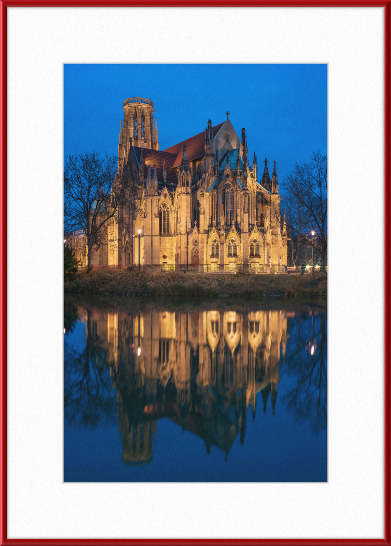 St. John's Church in Stuttgart - Great Pictures Framed