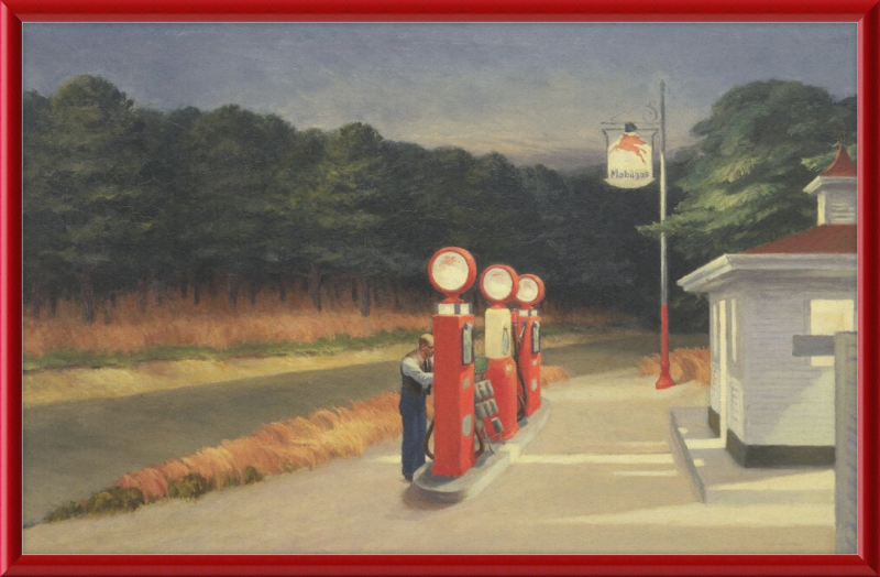 Gas by Edward Hopper - Great Pictures Framed