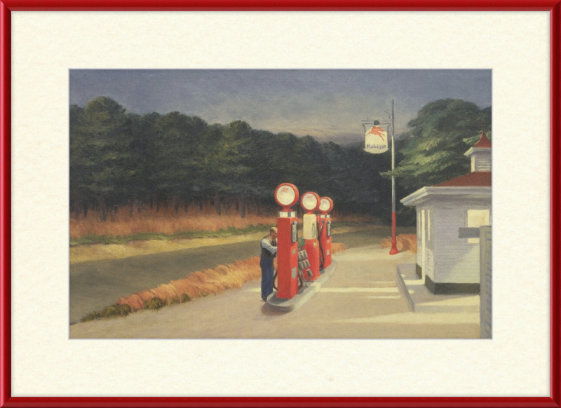Gas by Edward Hopper - Great Pictures Framed