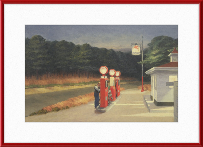 Gas by Edward Hopper - Great Pictures Framed