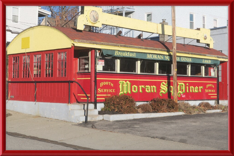 Moran Square Diner - Fitchburg MA - Great Pictures Framed