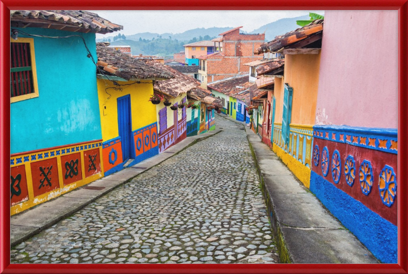 A Street in Colombia - Great Pictures Framed