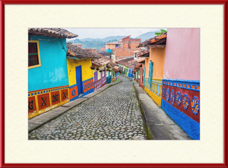 A Street in Colombia - Great Pictures Framed