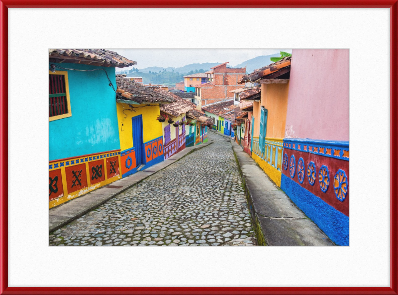 A Street in Colombia - Great Pictures Framed