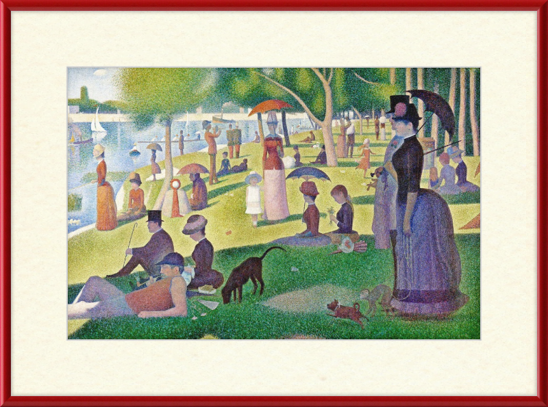 A Sunday Afternoon on the Island of La Grande Jatte - Great Pictures Framed