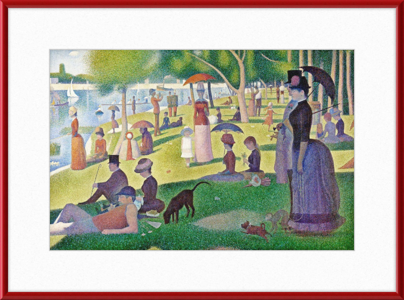 A Sunday Afternoon on the Island of La Grande Jatte - Great Pictures Framed