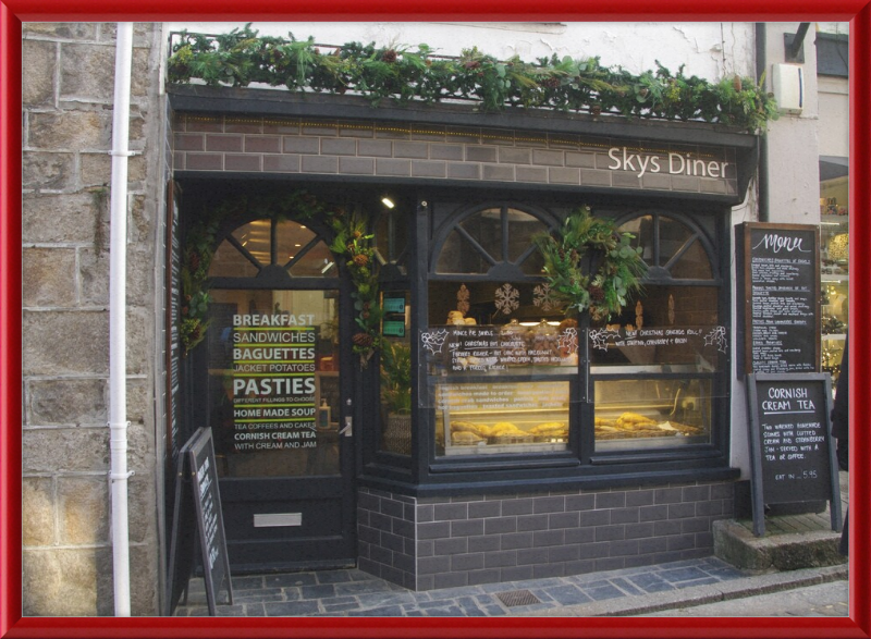 Skys Diner, Fore Street, St Ives, Cornwall - Great Pictures Framed