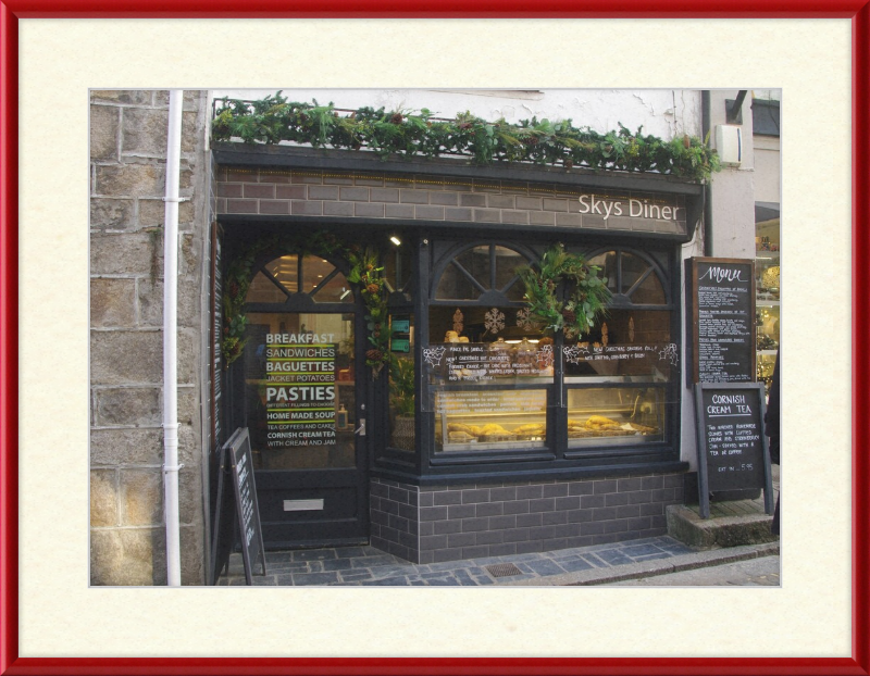 Skys Diner, Fore Street, St Ives, Cornwall - Great Pictures Framed