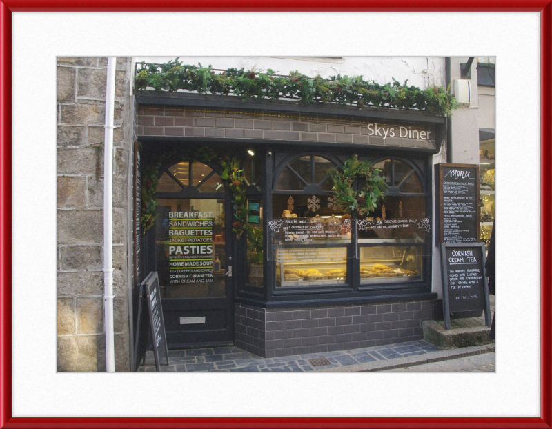 Skys Diner, Fore Street, St Ives, Cornwall - Great Pictures Framed