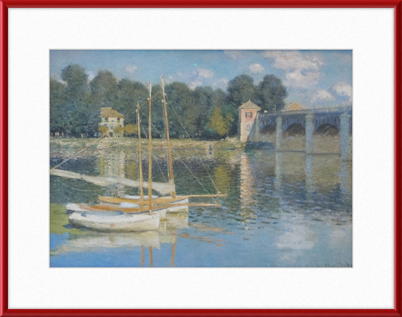 Le Pont d'Argenteuil - Great Pictures Framed