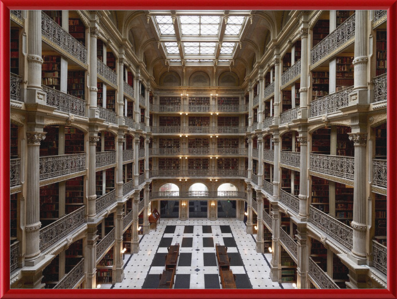 Peabody Institute Library - Great Pictures Framed