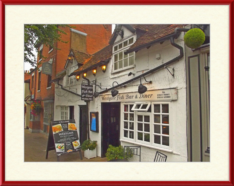 Westgate Fish Bar & Diner - Great Pictures Framed