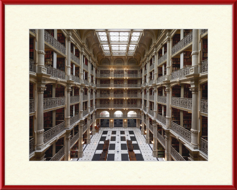 Peabody Institute Library - Great Pictures Framed