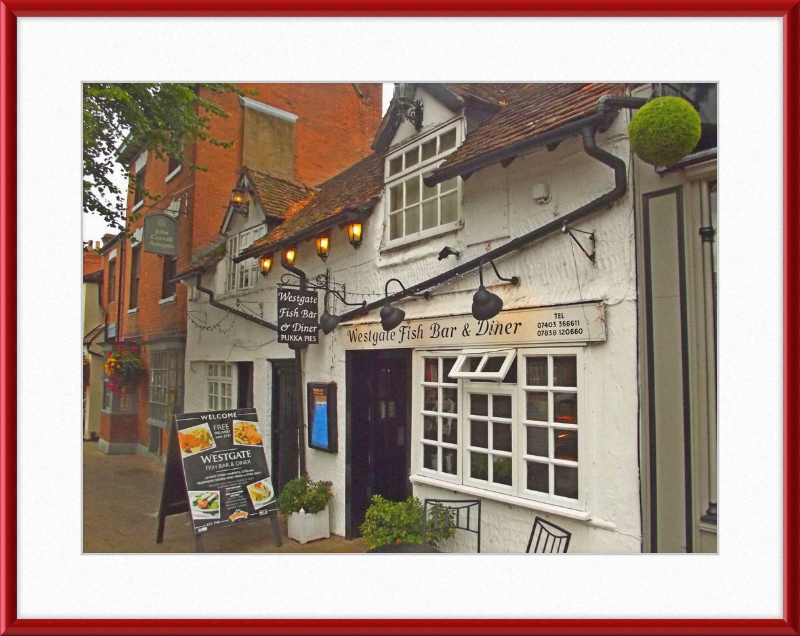 Westgate Fish Bar & Diner - Great Pictures Framed