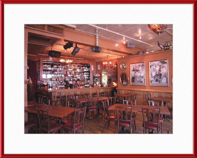 The Pink Door Interior - Seattle - Great Pictures Framed