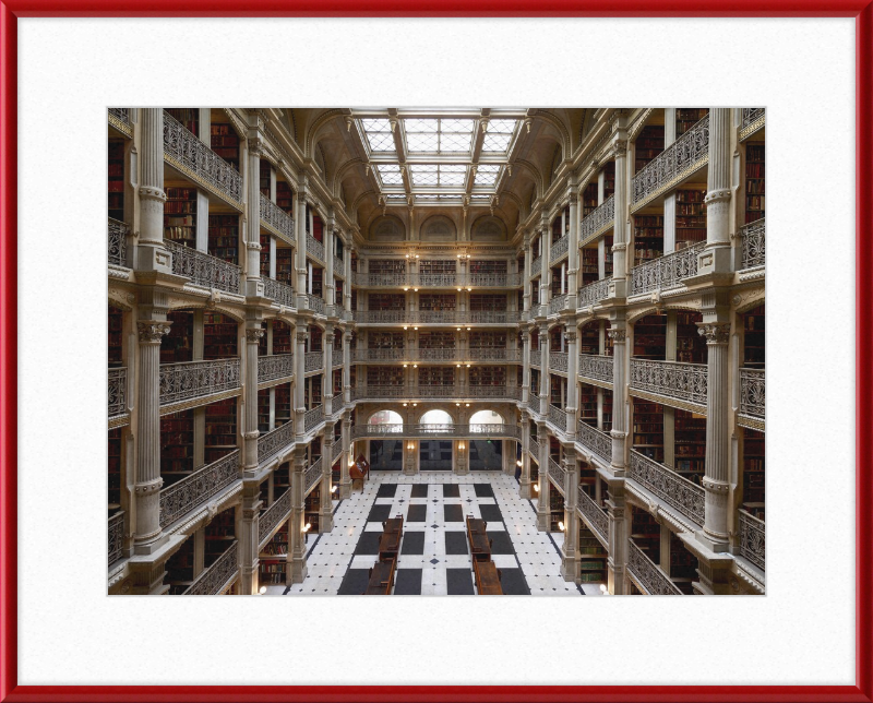 Peabody Institute Library - Great Pictures Framed