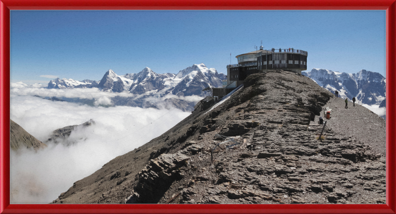 Schilthorn with Bernese Alps - Great Pictures Framed