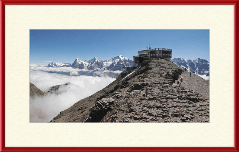 Schilthorn with Bernese Alps - Great Pictures Framed