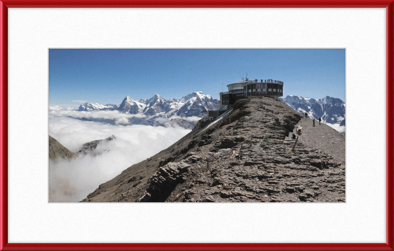 Schilthorn with Bernese Alps - Great Pictures Framed