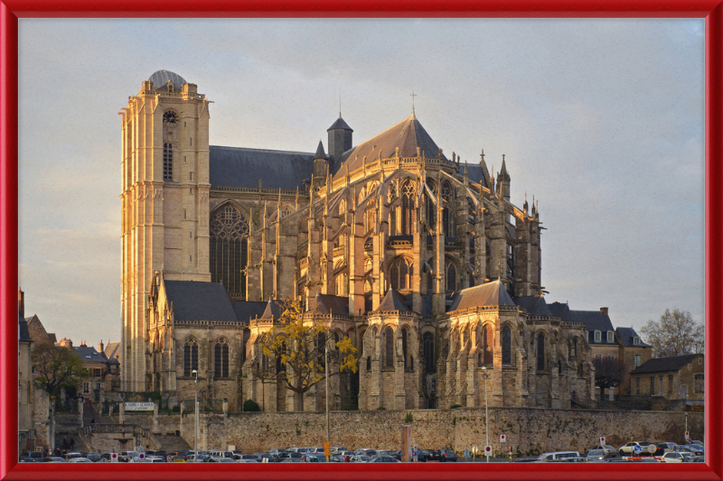 The Cathédrale Saint-Julien in Le Mans, France - Great Pictures Framed