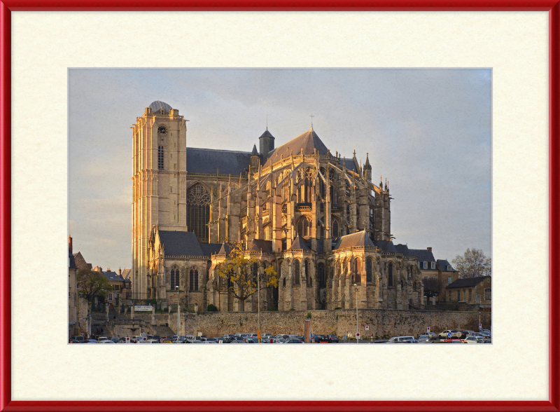 The Cathédrale Saint-Julien in Le Mans, France - Great Pictures Framed