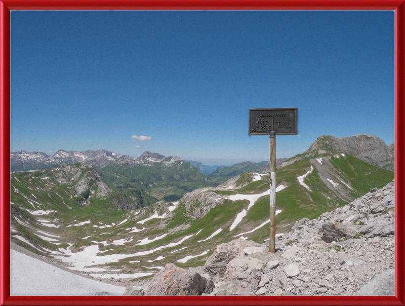Lech - Rauher-Kopf-Scharte - Great Pictures Framed
