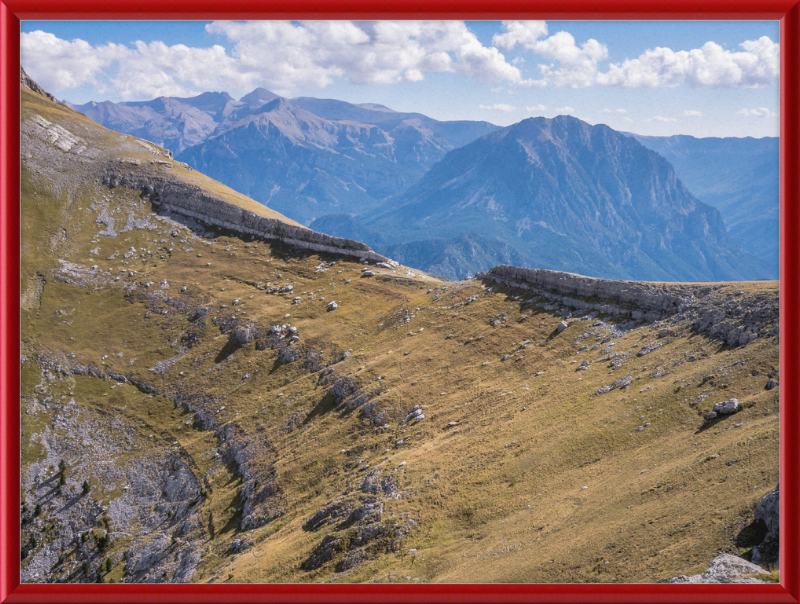 Portillo de Tella Mountain Pass - Great Pictures Framed
