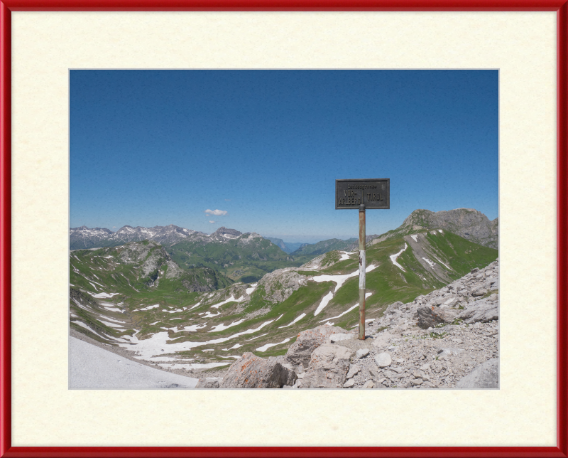Lech - Rauher-Kopf-Scharte - Great Pictures Framed