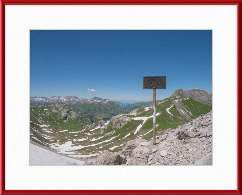 Lech - Rauher-Kopf-Scharte - Great Pictures Framed