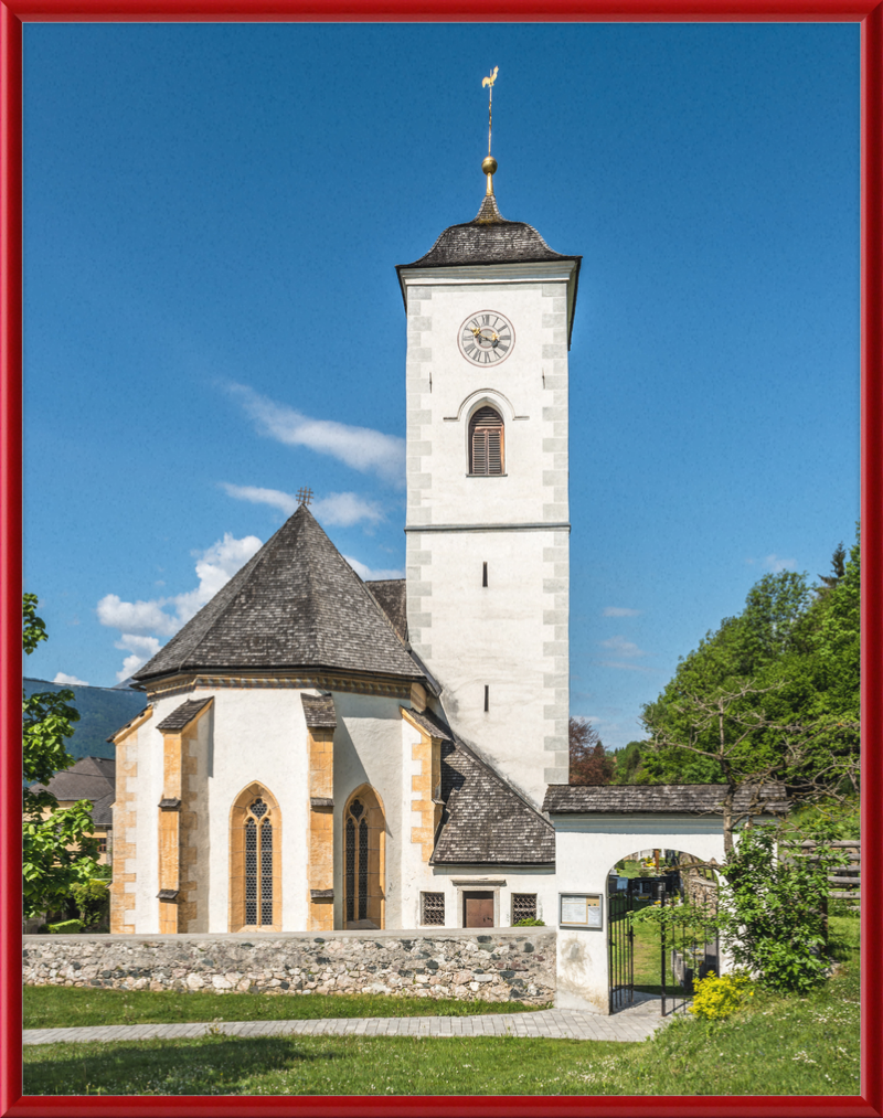 Nötsch Saak Church of St. Kanzian - Great Pictures Framed