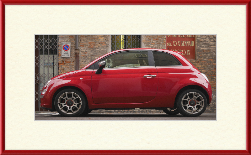 Fiat 500 in Emilia-Romagna - Great Pictures Framed