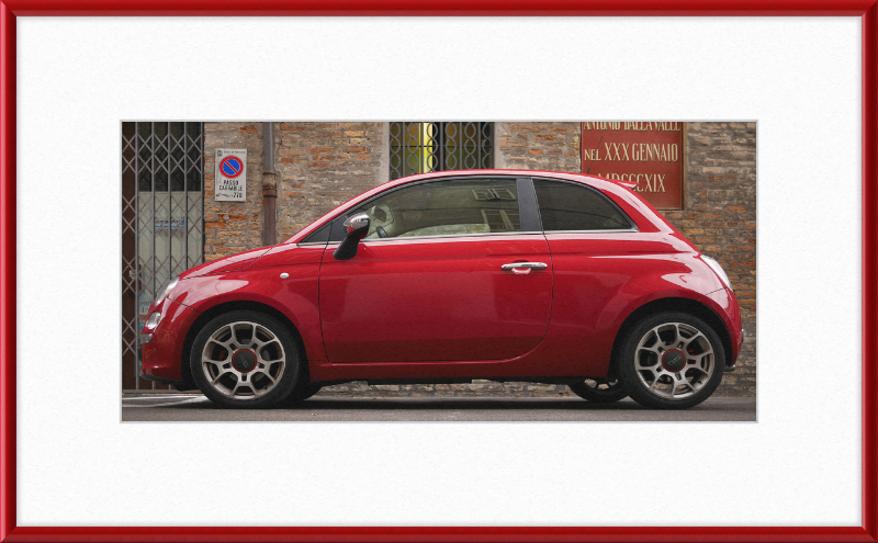 Fiat 500 in Emilia-Romagna - Great Pictures Framed