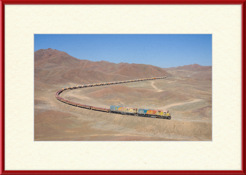 A Train in the Desert - Great Pictures Framed