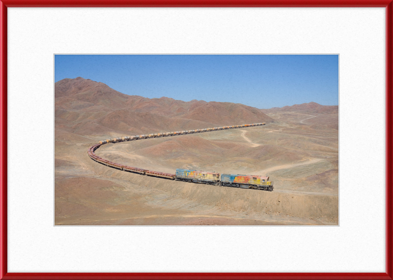 A Train in the Desert - Great Pictures Framed