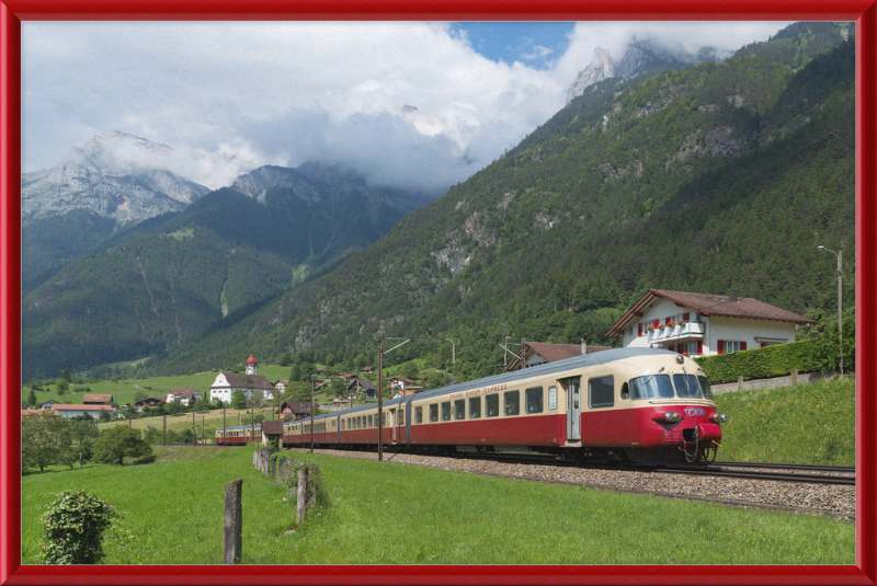 SBB RAe TEE II Silenen - Erstfeld - Great Pictures Framed