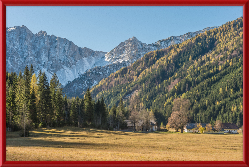 Ferlach Bodental Bodenbauer with Vertatscha - Great Pictures Framed