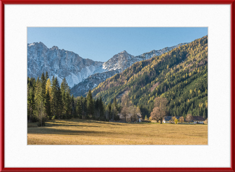 Ferlach Bodental Bodenbauer with Vertatscha - Great Pictures Framed
